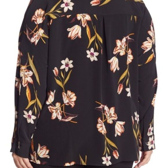 Catherine Catherine Malandrino Boyfriend Blouse 1X - Picture 4 of 5